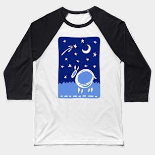 White sheep in the night Baseball T-Shirt